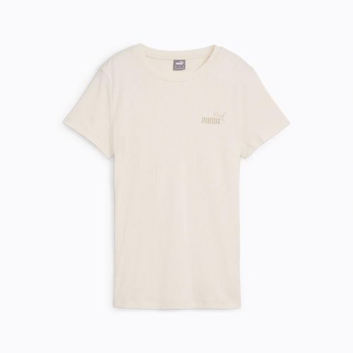 Tee Shirt Manches Courtes Puma W Ess Ele Tee Beige