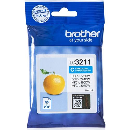 Cartouche d'encre Brother LC3211 Cyan