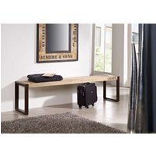 Banc 160x40 Manguier Brut Imprimé Bois Naturel Factory 121