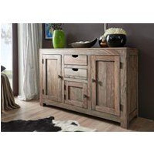 Buffet 130x45 Palissandre Huilé Gris Taupe Nature Grey 86