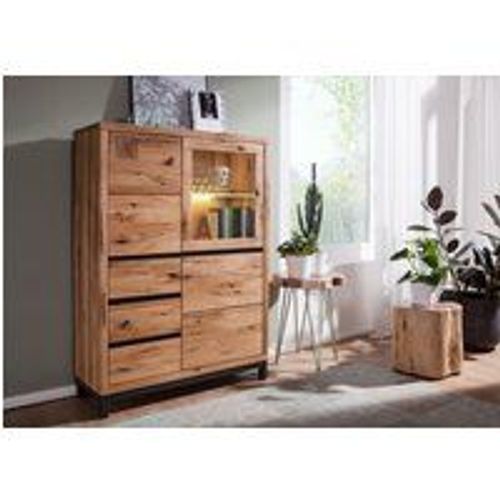 Buffet 103x40 Chêne Sauvage Huilé Bois Naturel Villanders 106