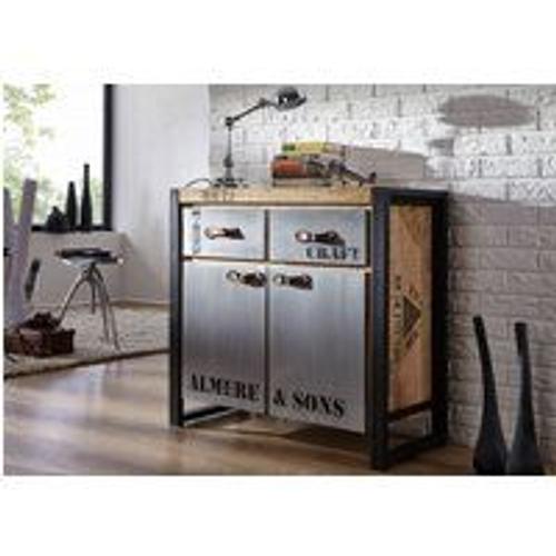 Buffet 90x40 Manguier Brut Imprimé Bois Naturel Factory 131