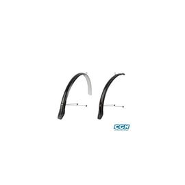 Garde Boue Vtc 28" Polisport Towny A Tringles 46mm Noir (Pr)