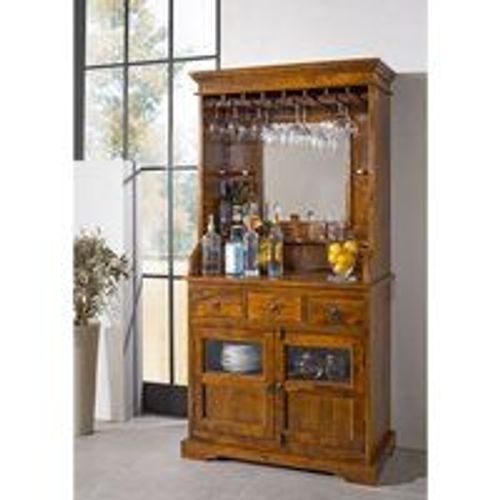 Meuble Bar 97x52 Acacia Laqué Miel Oxford 0443