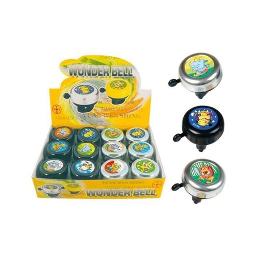 Boîte De 12 Sonnettes Vélo V Bike 55mm Aluminium - Modèles Assortis