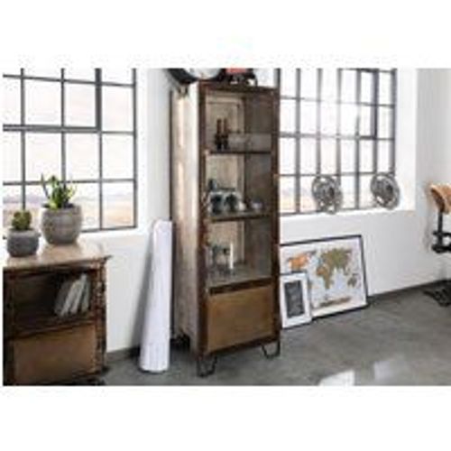 Vitrine 60x40 Manguier Laqué Brun Heavy Industry 240