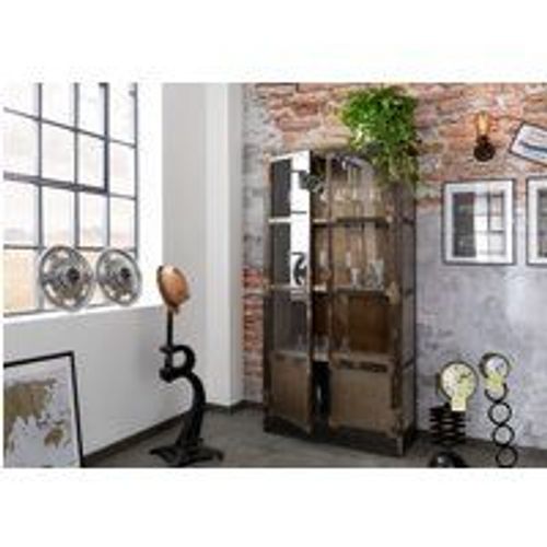 Vitrine 92x40 Manguier Laqué Brun Heavy Industry 243
