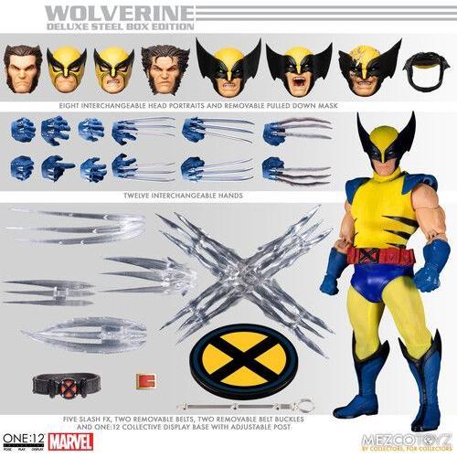 Mezco One:12 Collective Wolverine - Deluxe Steel Box Edition [Collectables] Figure, Collectible