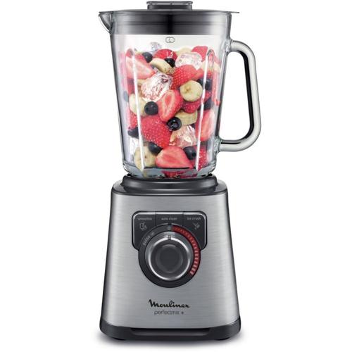 Moulinex LM811D10 Perfect Mix + - Bol mixeur blender - 2 litres - 1.2 kWatt - acier inoxydable/gris foncé