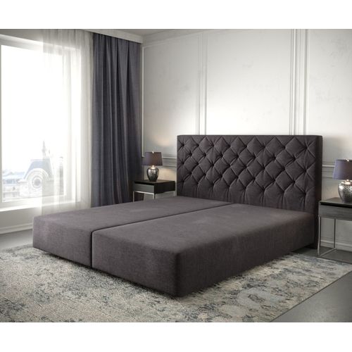 Cadre-De-Sommier Dream-Great Microfibre Noir 180x200