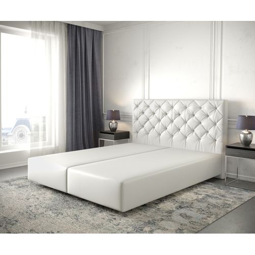 Cadre-De-Sommier Dream-Great Cuir Synthétique Blanc 140x200