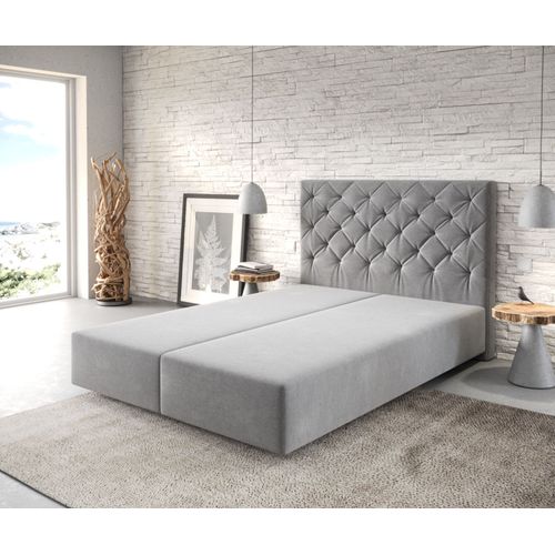 Cadre-De-Sommier Dream-Great Microfibre Gris 140x200