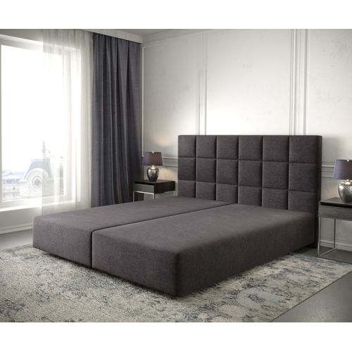 Cadre-De-Sommier Dream-Fine Microfibre Noir 180x200