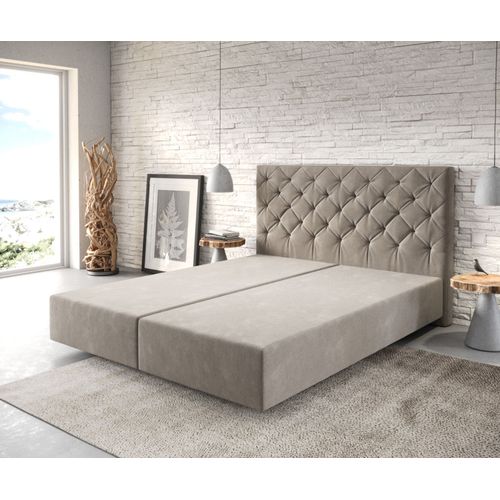 Cadre-De-Sommier Dream-Great Microfibre Beige 160x200