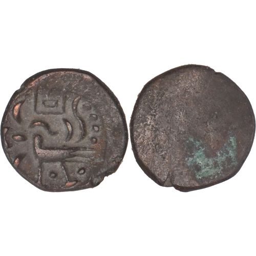 Cambodge - 2 Pe - 1/2 Fuang - 1847 - Norodom 1er - Uniface - Oiseau Hamza- Km#11 - 07-183