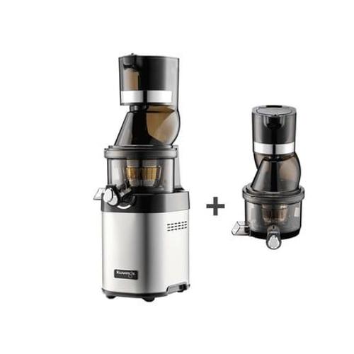 Kuvings - Extracteur de jus professionnel CS600 + tête supplémentaire - 40L de jus par heure - Utilisation non-stop sans surchauffe - Idéal pour bar, café, hotel, restaurant