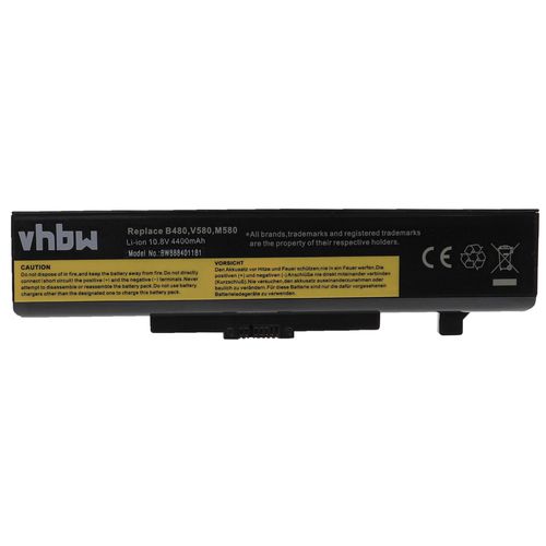 Vhbw Batterie Compatible Avec Lenovo B580-M94a5ge, B580a-Ifi, B580, B585, B590, E4430, E49, G400, G405 Ordinateur Portable (4400mah, 10,8v, Li-Ion)