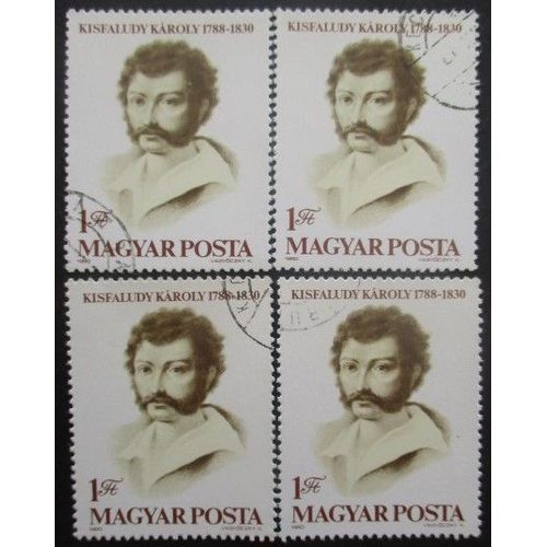 Hongrie N°2744 X 4 Oblitéré