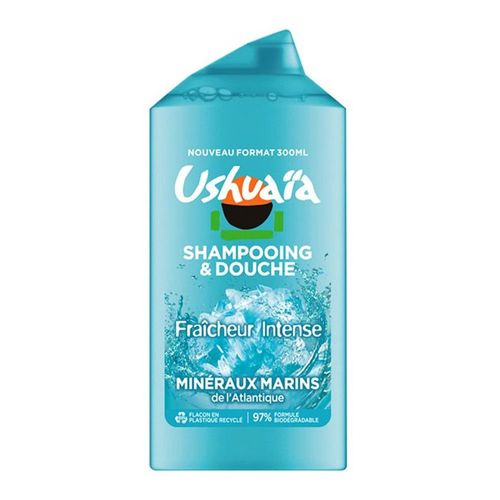 Gel Douche/Shampooing Ushuaia Fraîcheur Intense Minéraux Marins 