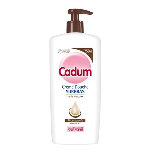 Gel Douche Cadum Crème Douche Surgras Huile De Coco 750ml 