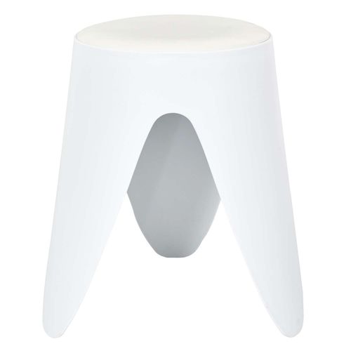 Tabouret D'appoint Empilable Emma - Blanc