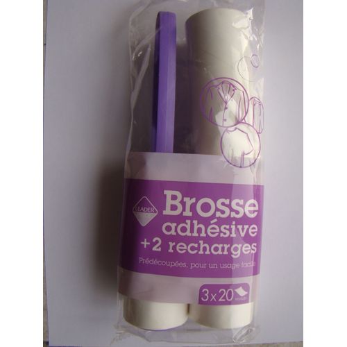 Brosse Adhésive + 2 Recharges