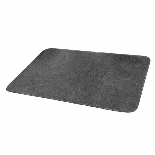 Paris Prix - Tapis De Bain "Dolcy" 45x75cm Anthracite
