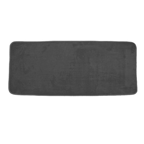 Paris Prix - Tapis De Bain Microfibre "Vitamine" 50x120cm Anthracite