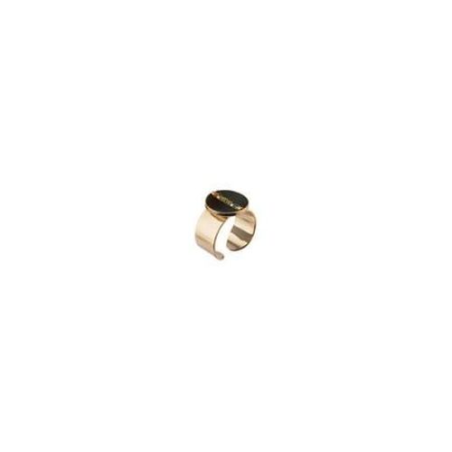 Satellite - Bague Ajustable Tendance Plumes - Kaki - Vert