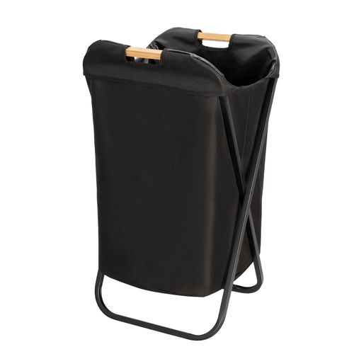 Panier À Linge Design Loft - L. 41 X H. 42 Cm - Noir