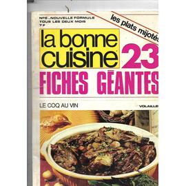 Bonne Cuisine Fiches Geantes - Achat neuf ou d'occasion pas cher