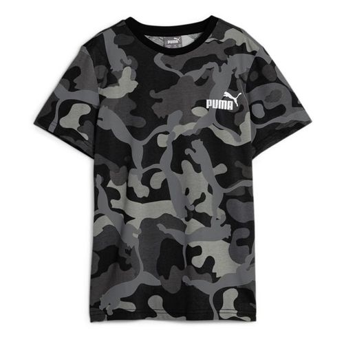 Tee Shirt Manches Courtes Puma B Ess+ Camo Aop Tee Noir