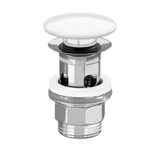 Villeroy & Boch - Bonde clic clac pour vasque Loop and Friends 7,2 x 7,2 x 10 cm - Blanc