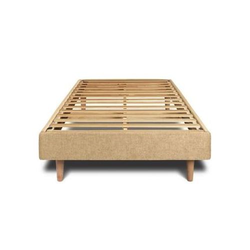 Sommier Kit Tissu Jaune 90x190 H29cm