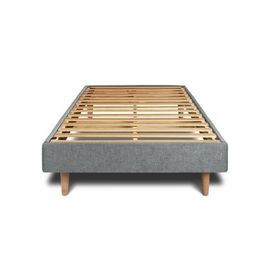 Sommier Kit Tissu Gris Anthracite 90x190 H29cm