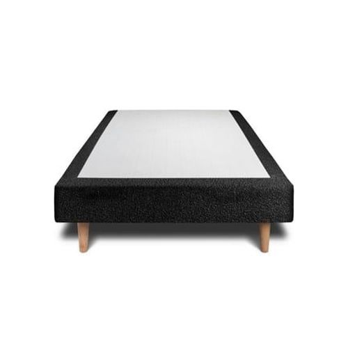 Sommier Tapissier Bouclette Noir 160x200 H29cm