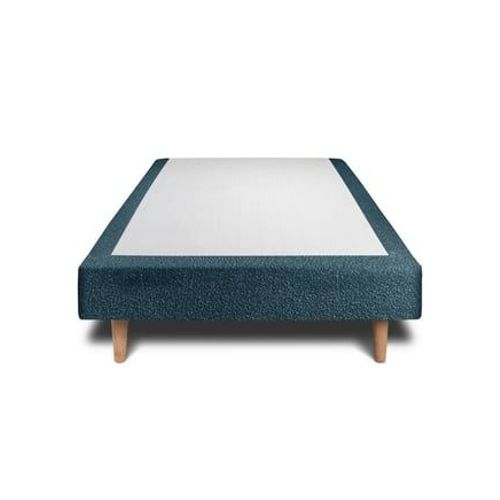 Sommier Tapissier Bouclette Bleu 100x200 H29cm