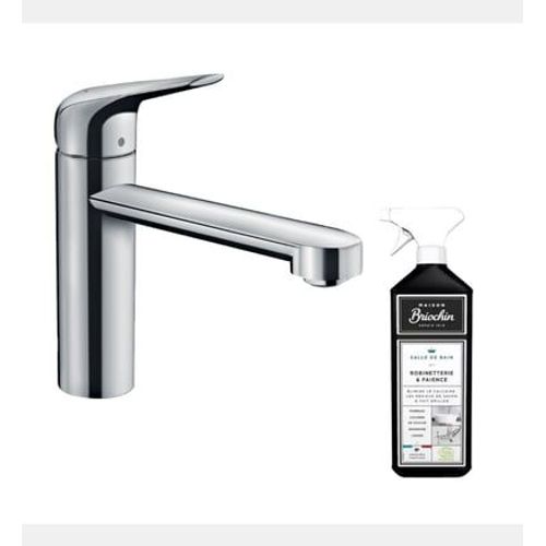 Hansgrohe - Robinet de cuisine Focus M42 120 CoolStart chromé + nettoyant Briochin - Rose