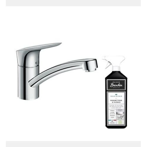 Hansgrohe - Robinet de cuisine Logis M31 120 chromé + nettoyant Briochin - Rose