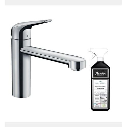 Hansgrohe - Robinet de cuisine Focus M42 120 chromé + nettoyant Briochin - Rose