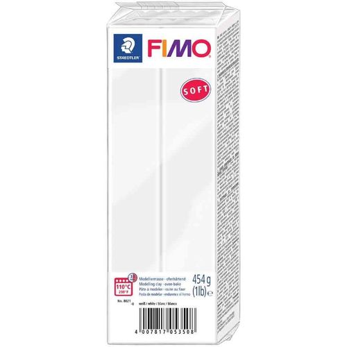 Fimo P¿Te ¿ Modeler, ¿ Cuire, Blanc 454g
