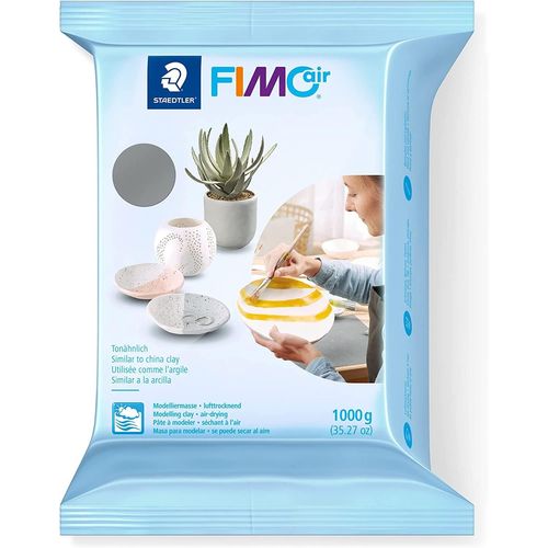 Fimo P¿Te ¿ Modeler Durcissant ¿ L'air, 1.000 G, Gris