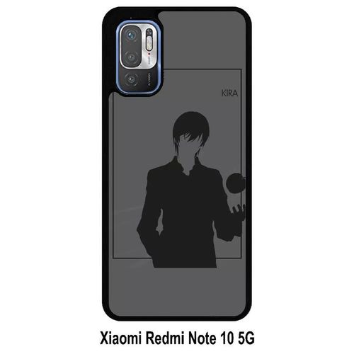 Coque Xiaomi Redmi Note 10 5g - Death Note Kira - Silicone - Noir