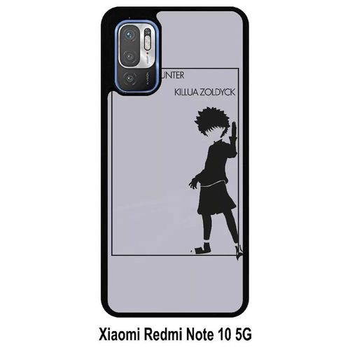 Coque Xiaomi Redmi Note 10 5g - Hunter X Hunter Killua Zoldyck - Silicone - Noir