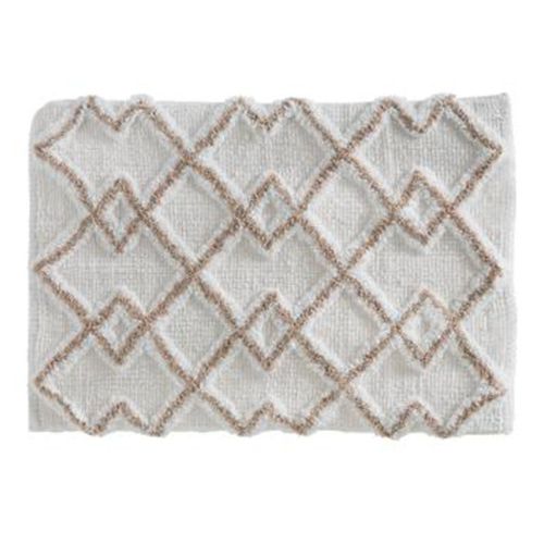 Tapis Salle De Bain "Ethnique" 50x75cm Taupe