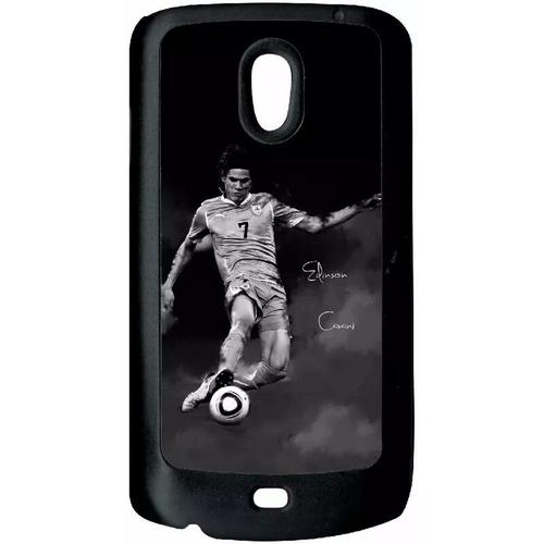 Coque Pour Smartphone - Fc Psg Cavani - Compatible Avec Samsung Galaxy Nexus I9250 - Plastique - Bord Noir