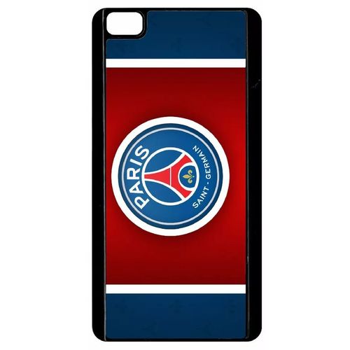 Coque Pour Smartphone - Club Psg Paris Saint Germain Bleu Blanc Rouge - Compatible Avec Xiaomi Mi Note - Plastique - Bord Noir