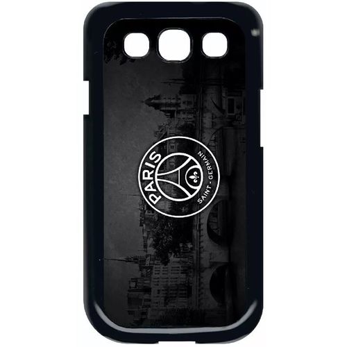 Coque Pour Smartphone - Club Psg Paris Saint Germain Vintage - Compatible Avec Samsung I9305 Galaxy S Iii - Plastique - Bord Noir