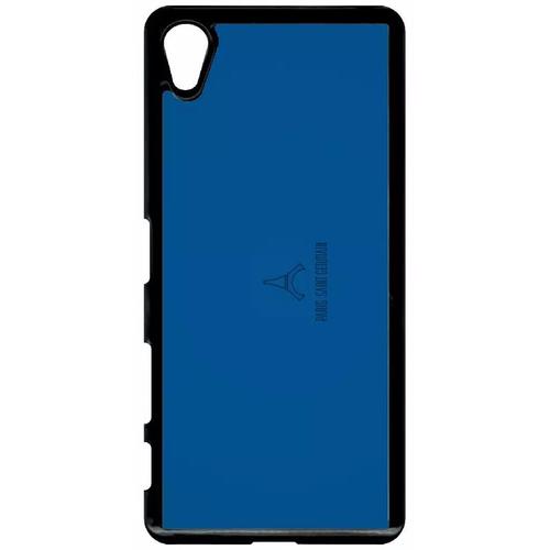 Coque Pour Smartphone - Club Psg Paris Saint Germain Sombre - Compatible Avec Sony Xperia X - Plastique - Bord Noir