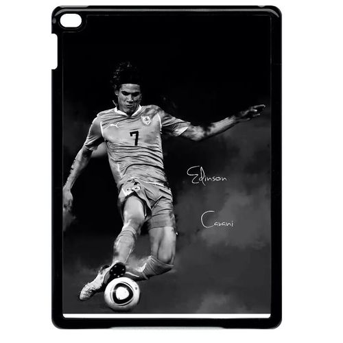 Coque Pour Smartphone - Fc Psg Cavani - Compatible Avec Apple Ipad Air 2 - Plastique - Bord Noir